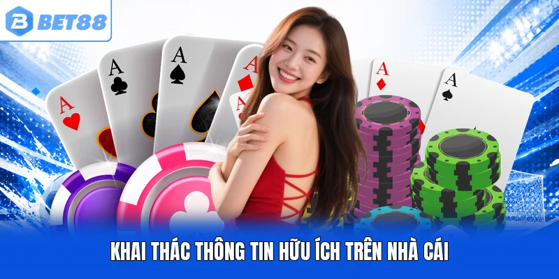 Khai thác thông tin hữu ích trên nhà cái